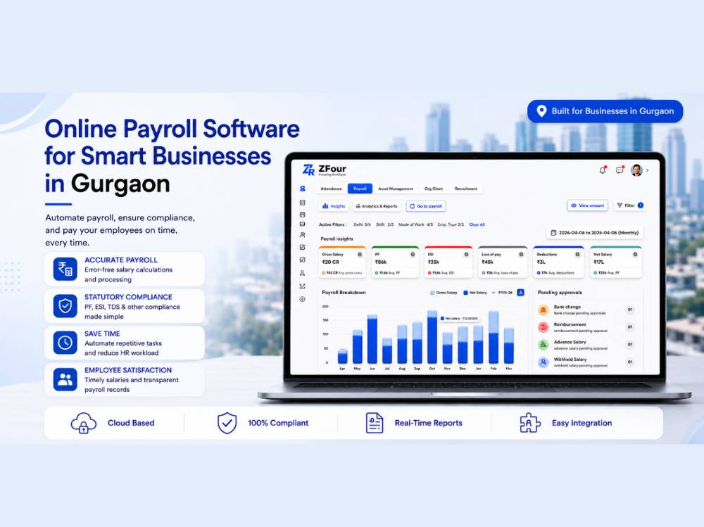 Online Payroll Software in Gurgaon for Smart Businesses